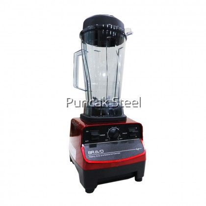 BRAVO 1500W Heavy Duty High Quality Commercial Professional Powerful Durable Multipurpose Kitchen Restaurant Cafe Home Portable Healthy Nutrition Juice Ice Blend Smoothie Fruits Sauce Protein Meat Sharp Blade Solid Jug Blender Mesin Pengisar Buah Ais