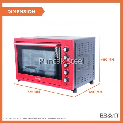Innofood [100 LITER] Commercial Kitchen Oven Electric Portable oven For Bread, Biscuit, Pizza, Chicken Roast, Cake, Pastry