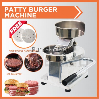 Patty Burger Machine Manual Hamburger Press Burger Patty Maker Burger Maker Machine Mesin Daging Burger Patty Press