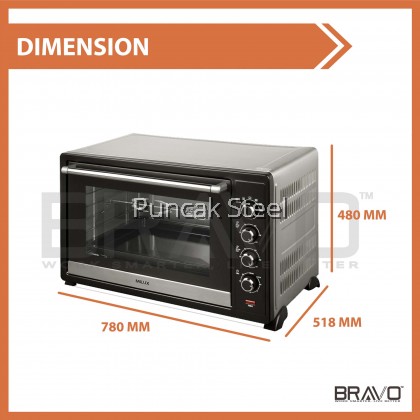 Milux [120 LITER] Commercial Kitchen Oven Electric Portable oven For Bread, Biscuit, Pizza, Chicken Roast, Cake, Pastry