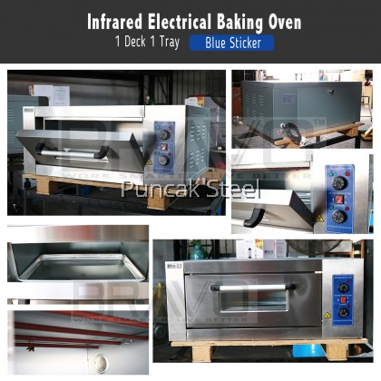 Infrared Electrical Baking Oven - 1 Deck 1 Tray (Blue Sticker)