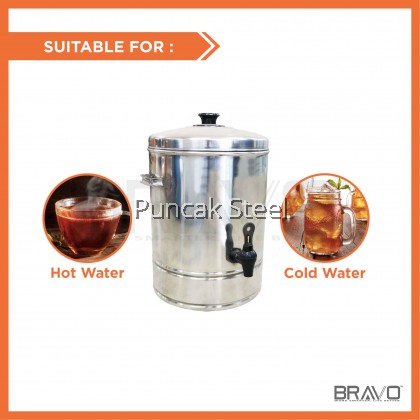 Stainless Steel Water Container Capacity 18 Litres *1 FAUCET
