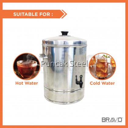 Stainless Steel Water Container Capacity 28 Litres *1 FAUCET