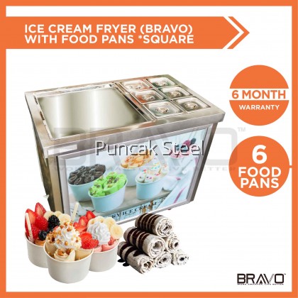 BRAVO Ice Cream Fryer With Pans *SQUARE